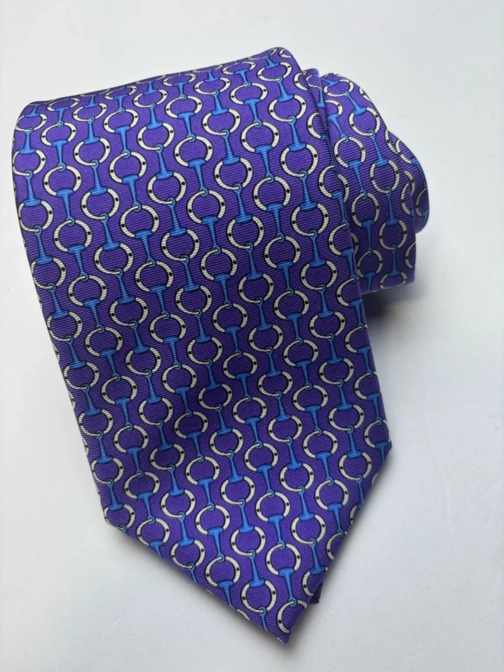 Brooks Brothers chains Purple Silk Tie‎